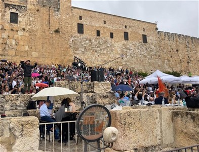 Southern Steps of the Temple Mount
Pentecost 2023. Prayer for Israel.